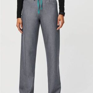 Figs Scrub Pants Livingstone High Waisted Graphite